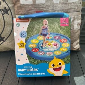 Baby Shark Educational Splash Pad - Blue